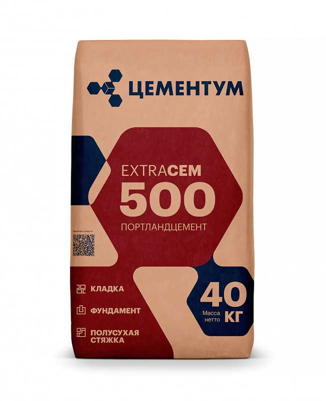 Портландцемент ExtraCEM 500 40 кг